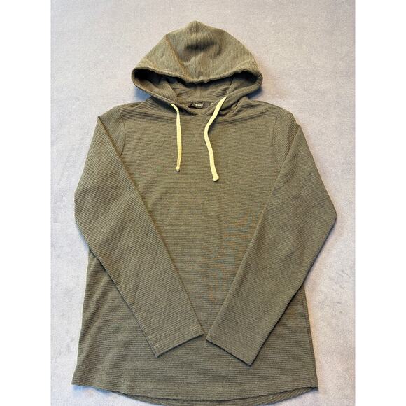 hedge Other - Hedge Men's Pullover Textured Sweatshirt Hoodie  Grey Sweater Casual Size Small